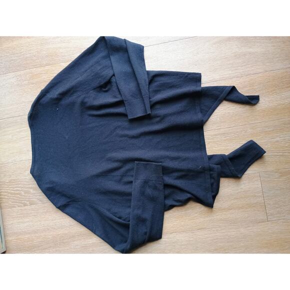 Garnet Hill 100% cashmere open front cardigan sweater L quiet Luxury Old money - Picture 8 of 8